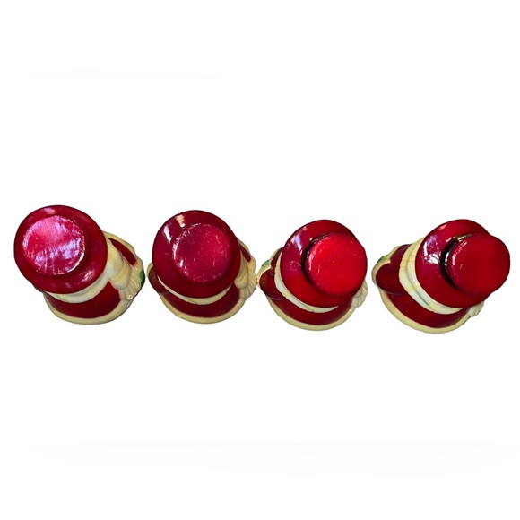 Snowman Blow Mold Pathway Markers Set Of 4 Lighted Christmas Yard - Picture 6 of 9